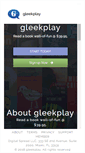 Mobile Screenshot of gleekplay.com